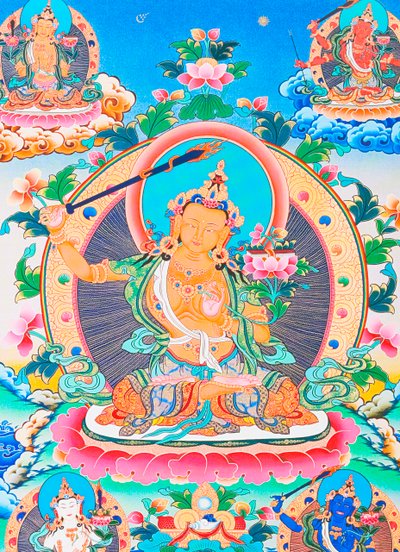 Image représentant Manjushree, le créateur légendaire de la vallée de Katmandou - School Nepalese