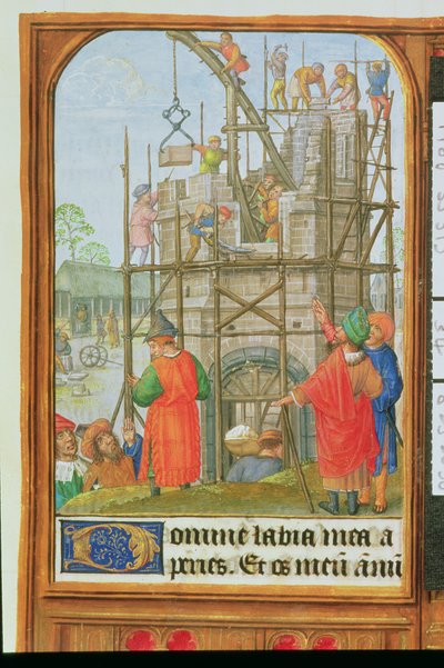 La construction de la tour de Babel, Bruges ou Gand, c.1500 - School Netherlandish