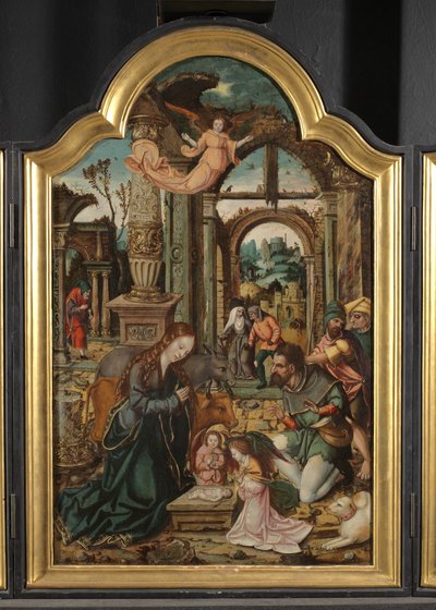 Adoration des bergers (panneau central d
