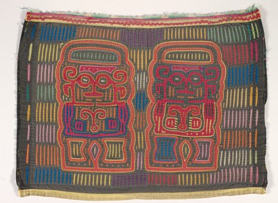 Panneau de chemise (mola), Peuple Kuna, Îles San Blas, vers 1950 - School Panamanian