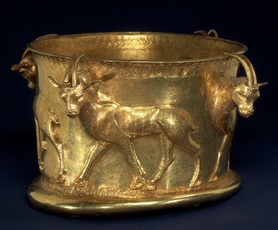 Coupe avec une frise de gazelles, Âge du fer II, c.1er millénaire B.C - School Persian