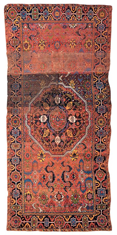 Tapis médaillon, probablement Kurdistan persan, fin XVIIe ou début XVIIIe siècle - School Persian