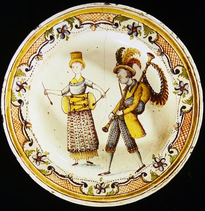 Assiette de la manufacture d