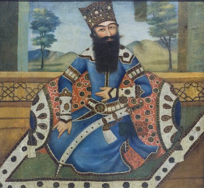 Portrait de Fath Ali Shah - School Qajar
