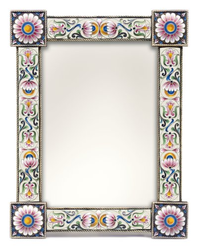Un cadre photo en argent doré et émail cloisonné, c. 1900 - School Russian