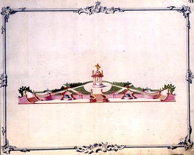 Détail du décor principal pour les feux d