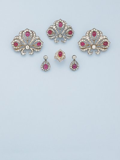 Importante suite de bijoux, vers 1850 - School Russian