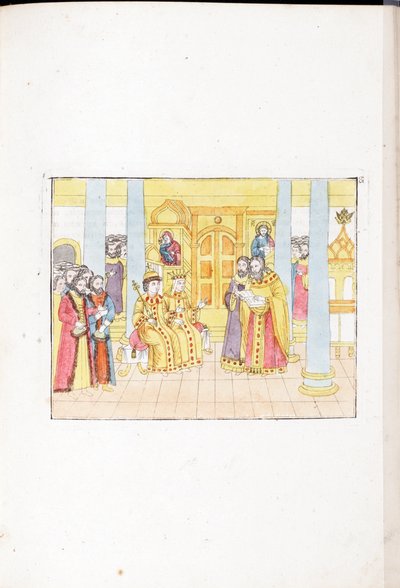 La cérémonie de mariage de Michel I de Russie - School Russian