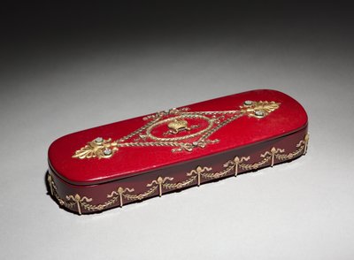 Boîte en laque, firme de Peter Carl Fabergé (1846-1920), boîte par l