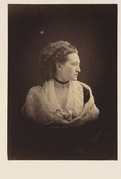 Marie Maximilianovna de Leuchtenberg - Princesse Maria Maximilianovna de Leuchtenberg (1841-1914), Anonyme. Lithographie - School Russian