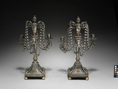 Paire de candélabres, c.1790-1795 - School Russian