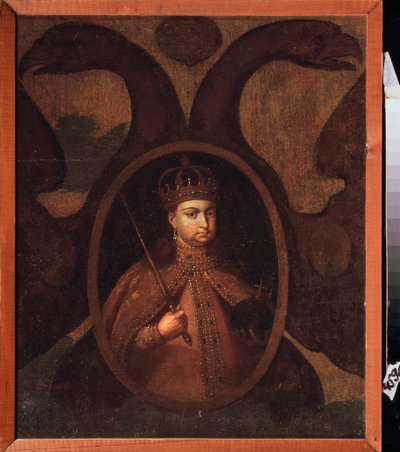 Portrait de la régente Sophie Alexeievna Romanova - School Russian