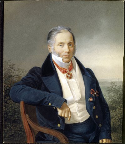 Portrait du peintre Alexander Sauerweld (1782-1844) - School Russian
