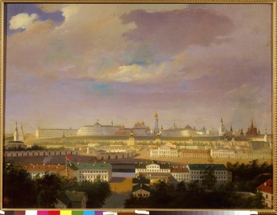 Vue du Kremlin de Moscou, depuis la place de Mars - School Russian