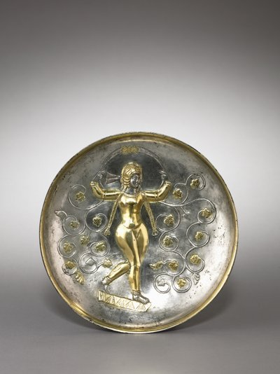 Plat : La déesse Anahita, 400-600 - School Sasanian