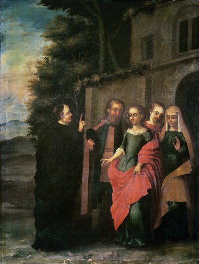 Une scène de la vie de Sainte Eulalie de Mérida - School Spanish