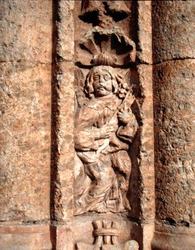 Joueur de luth, de la façade du Palais de Montarco - School Spanish