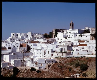 Vue sur Vejer de la Frontera, Andalousie, Espagne - School Spanish