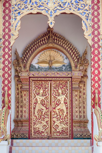 Porte du temple, Wat Phrathat Doi Suthep - School Thai
