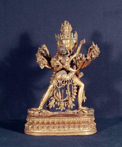 Hevajra et Nairatmya - School Tibetan