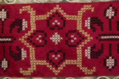 Détail du corsage d