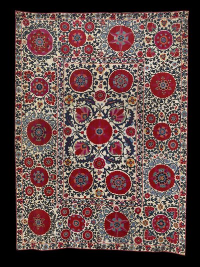 Shakhrisyabz Suzani, vers 1800 - School Uzbek