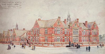Écoles de la route de Marlborough, Cardiff, début du XXe siècle - School Welsh