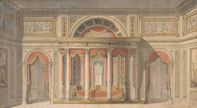 Conception pour une chambre à coucher - School of Charles Percier