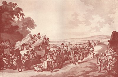 Une scène extraordinaire sur la route de Londres à Portsmouth, 1909 - Schultz