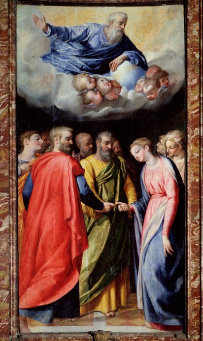 Le Mariage de la Vierge - Scipione Pulzone