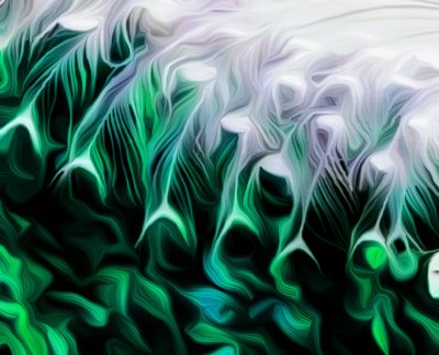 Abstrait vert - Scott J. Davis