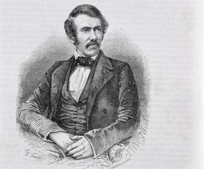 David Livingstone (1813-1873) gravé par S. Pannemaker - Scottish School