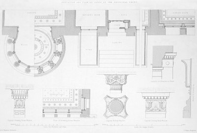 Détails extérieurs et intérieurs de Holmwood, Glasgow - Scottish School