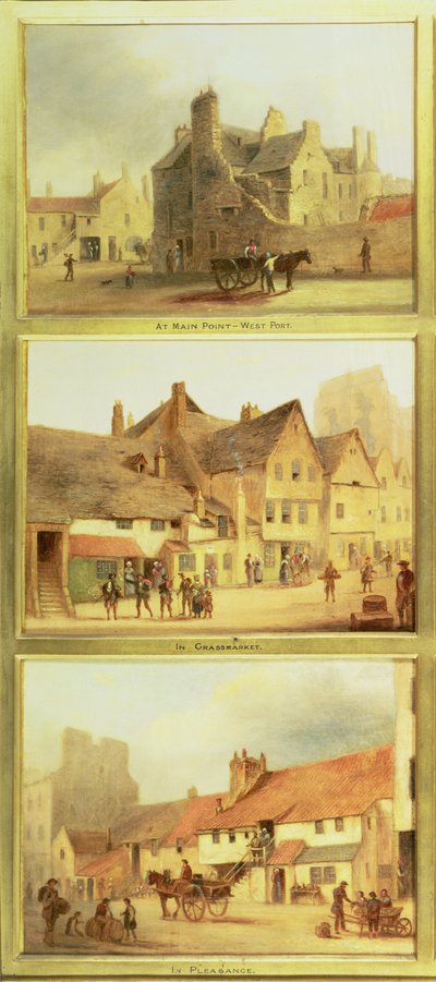 Main Point West Port, Grassmarket et Pleasance, détail d