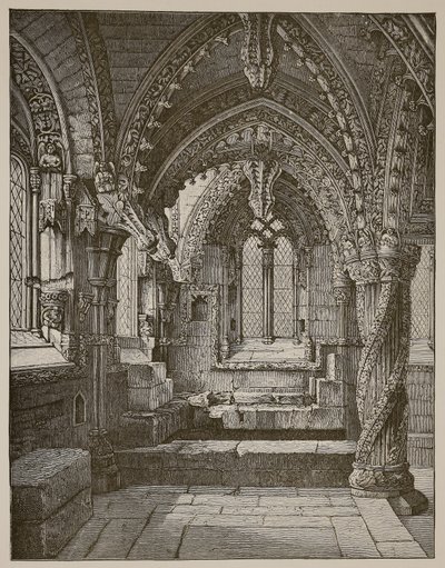 Coin sud-est de la chapelle de la Dame, Rosslyn - Scottish School
