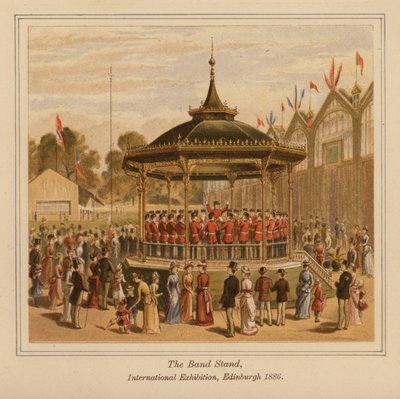 Le kiosque à musique, Exposition internationale, Édimbourg - Scottish School