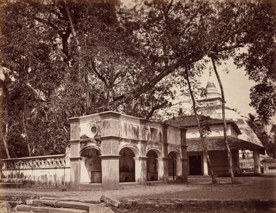 Temple bouddhiste, Kalani, c. 1880 - Scowen and Co.