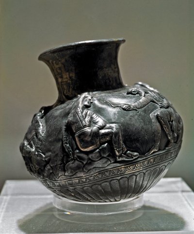 Art scythe : vase rituel en argent du 7ème-6ème siècle av. J.-C. - Scythian