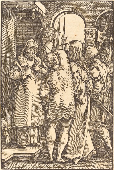 Christ devant Caïphe - Sebald Beham