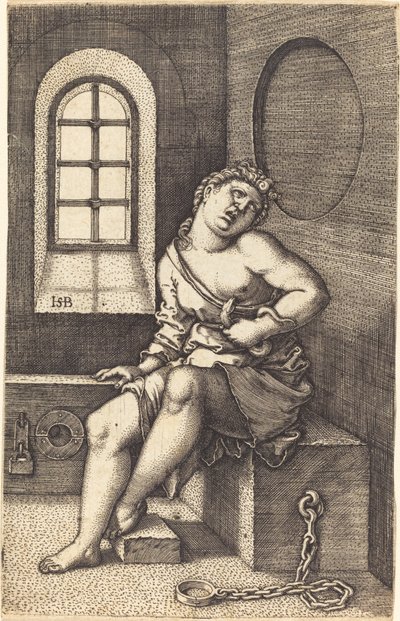 Cléopâtre Assise - Sebald Beham
