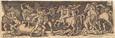 Combat des Grecs et des Troyens - Sebald Beham