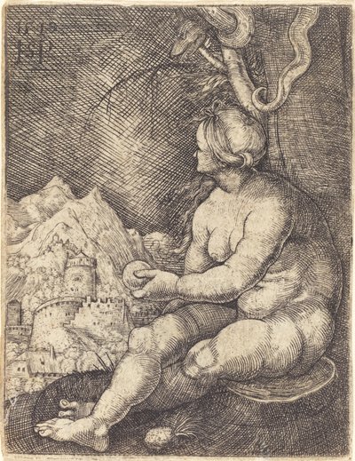 Ève assise - Sebald Beham