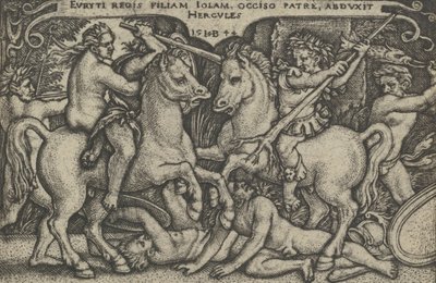 Hercule enlevant Iole, des Travaux d