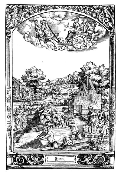 Luna, 1531 - Sebald Beham