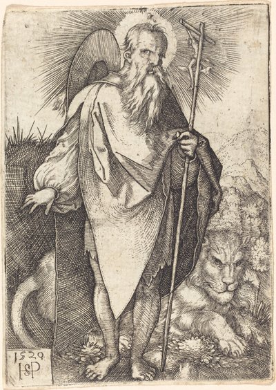 Saint Jérôme debout - Sebald Beham
