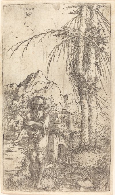 Saint Jérôme dans un paysage - Sebald Beham