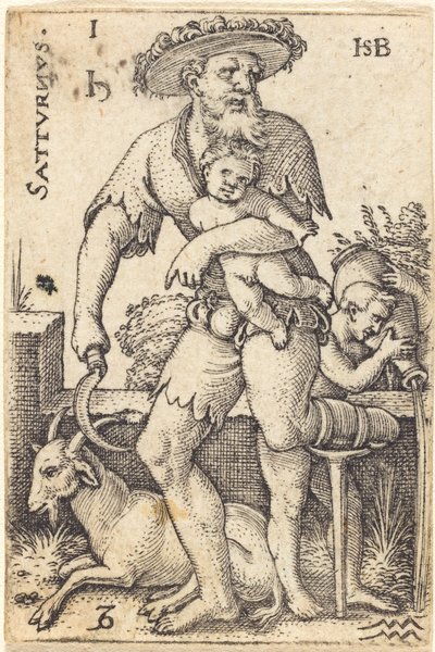Saturne - Sebald Beham