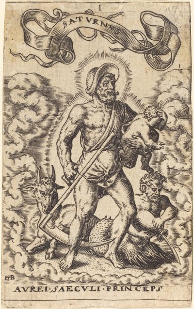 Saturne - Sebald Beham