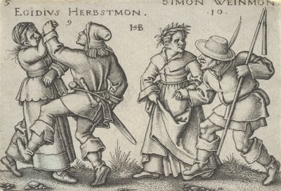 Septembre et Octobre, des Fêtes Paysannes ou les Douze Mois, 1546-47 - Sebald Beham