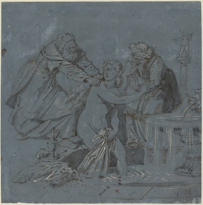 Suzanne et les vieillards - Sebald Beham